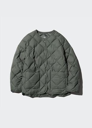 Стьобана куртка uniqlo pufftech relaxed jacket