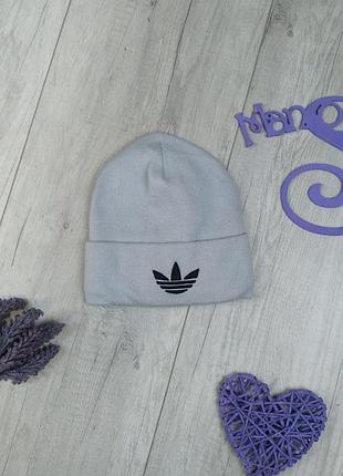 Зимова шапка adidas унісекс сіра розмір one size