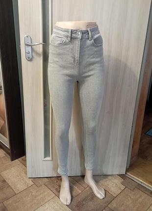 Идеальные серые джинсы скинни m&s