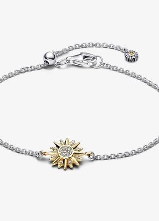 Серебряный браслет пандора pandora silver s925 ale с оригинальной биркой и пломбой 925 проба 100% серебро солнце