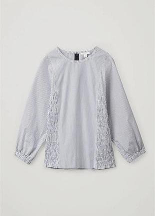 Хлопковый топ в полоску от cos