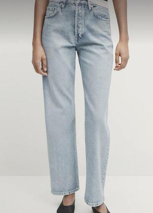 Straight прямые джинсы massimo dutti