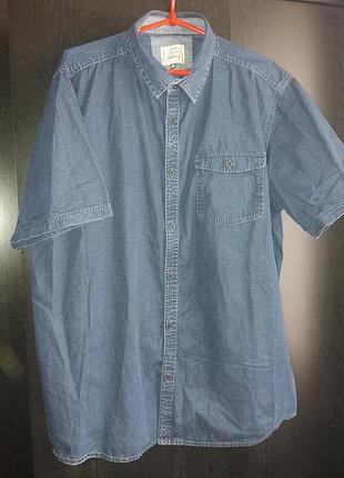 Сорочка котонова батал з коротким рукавом george p.2xl