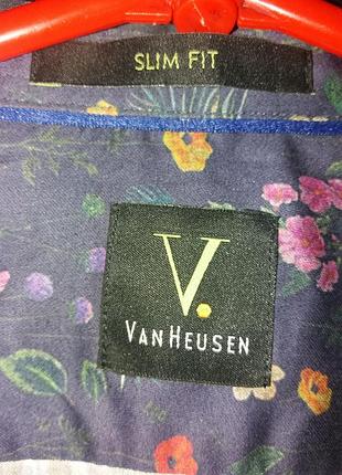 Рубашка принтована из коттона бренда van heusen p.s 3