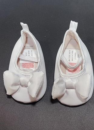 Розкішні туфельки для маленької бусінки для хрещення та фотосесій