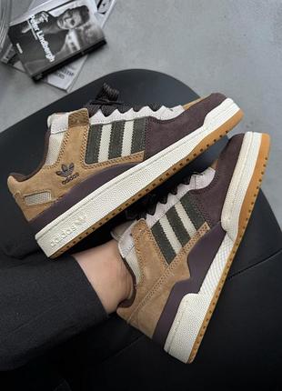 Кроссовки adidas forum 84 low brown 4