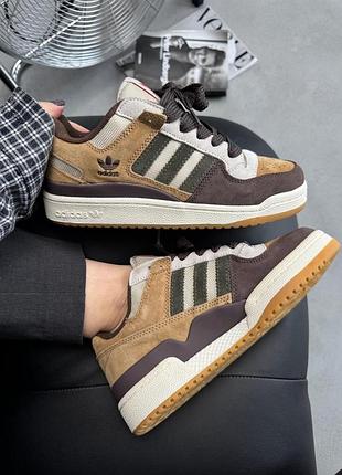 Кроссовки adidas forum 84 low brown 2