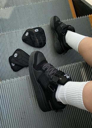 Кроссовки adidas forum low x bad bunny black 2