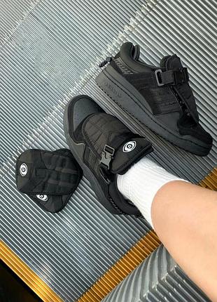 Кроссовки adidas forum low x bad bunny black 6