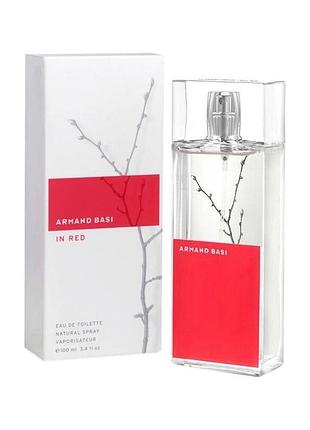 Armand basi in red eau de toilette туалетная вода 100 ml