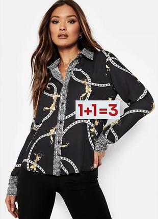1+1=3 🎁 новая легкая рубашка в принт от boohoo