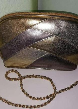 Сумочка жіноча золота, клатч, сумка жіноча