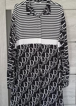 Платье-рубашка женская