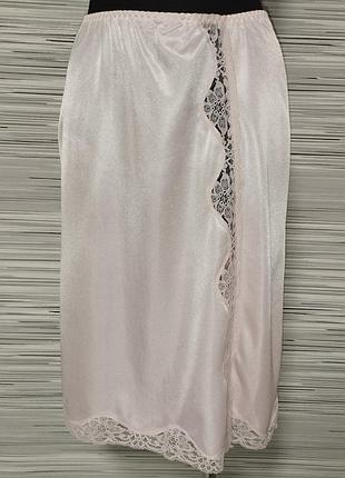 Нижняя юбка подъюпник розовая