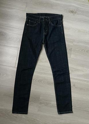 Классические джинсы levi's 510 levis темно синие9 фото