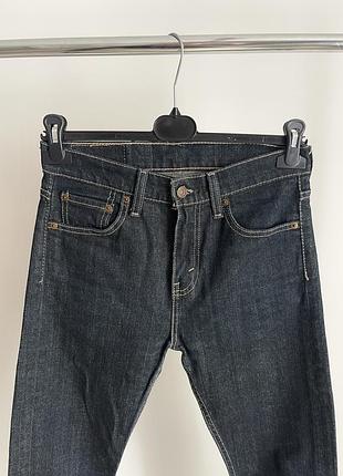 Классические джинсы levi's 510 levis темно синие3 фото