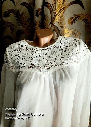 Красивая женская блузка с плотным кружком💗 от autograph