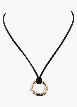 Кольє та сережки cartier trinity