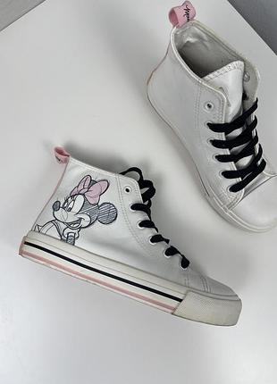 Кеди високі minnie mouse disney