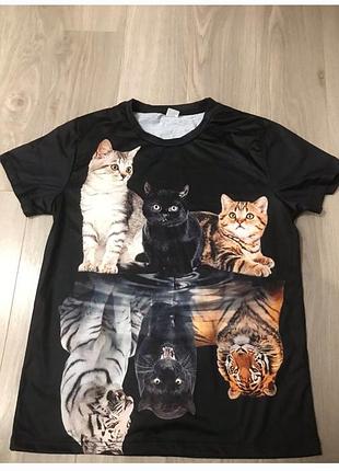 Футболка с котиками