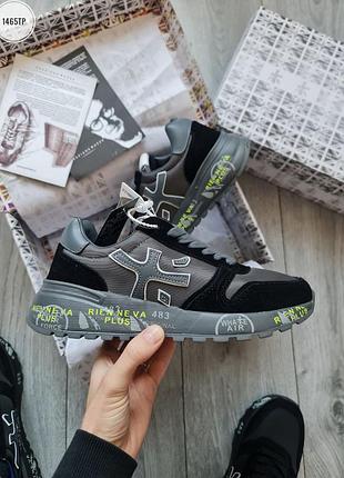 Мужские кроссовки premiata mick black/grey