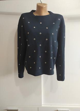 Свитшот h&m оверсайз укороченный