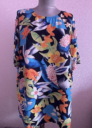 Блуза 100% візкоза, батального розміру