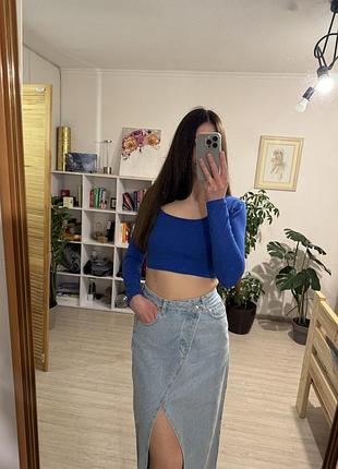 Топ с длинным рукавом