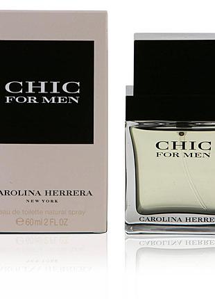Оригінал carolina herrera chic for men 60 ml туалетна вода