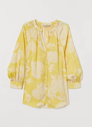 Блуза атласна h&m