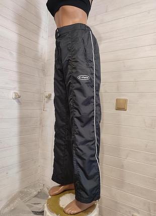Спортивные штаны большемерные на сетке подкладке l-2xl