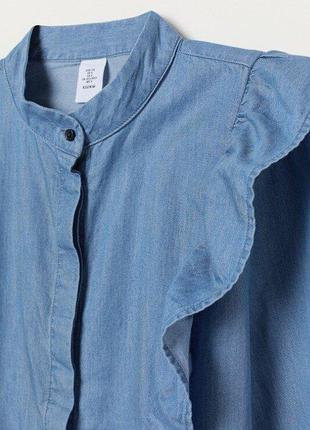 Коттонова сорочка блуза h&m оригінал