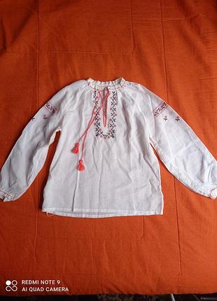 Вишиванка на дівчинку 104 розмір