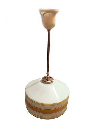 Люстра вінтажна у смужку на 1 лампу e27