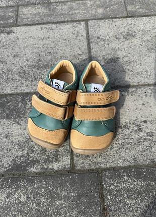 Босоногі (берфут, анатомічні) кросівки для дітей bar3foot elf step mint/beige