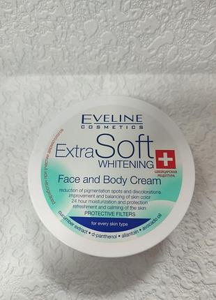 Отбеливающий крем для лица и тела
eveline cosmetics extra soft whitening 200мл