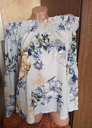 Блуза з відкритими плечима