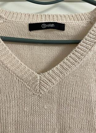 Стильный рваный свитер 3