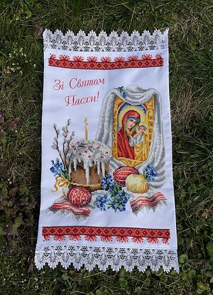 Рушник на паску, великодній рушник , рушник на кошик