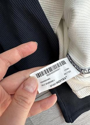 Кроп топ zara в рубчик6 фото