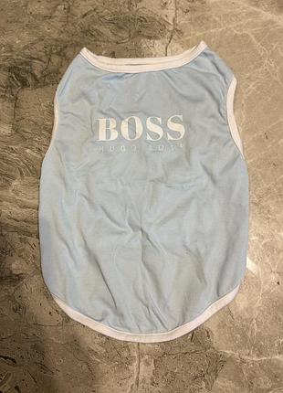 Футболка кофта для собак і кішок одяг hugo boss