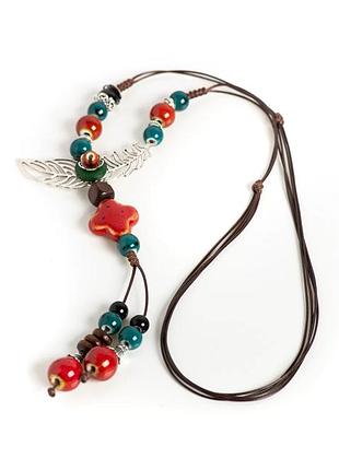 Длинное украшение керамическое дизайнерское