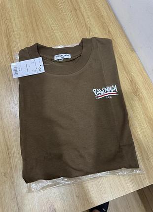 Футболка balenciaga paris oversized