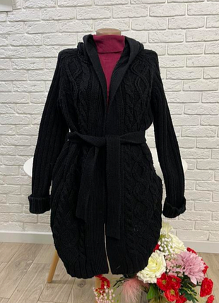 Кардиган кофта теплая размер l-xl (48-50)