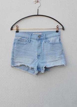 Высокие джинсовые шорты abercrombie & fitch