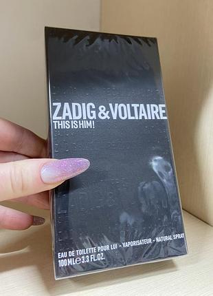 Zadig & voltaire this is him! туалетна вода 100мл