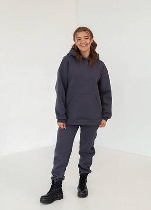 Теплый спортивный костюм на флисе