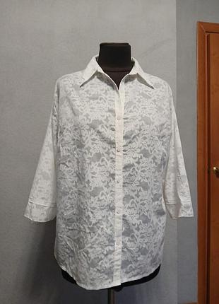 Белая рубашка-блуза