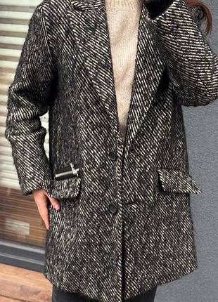 Пальто жакет из шерсти и альпаки бренда set urban deluxe