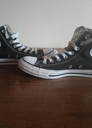 Кеды converse высокие черные